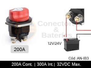 82-2155 - Interruptor cortacorriente de batería Grote