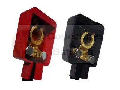 Bornes-de-bateria-de-bronce-Set-Anderson-con-protectores-positivo-y-negativo-para-volvo-AN13A05